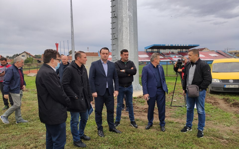 Počela izgradnja pomoćnog terena sa vještačkom travom