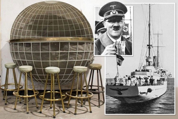 Šank u obliku globusa sa Hitlerove jahte ponuđen na prodaju
