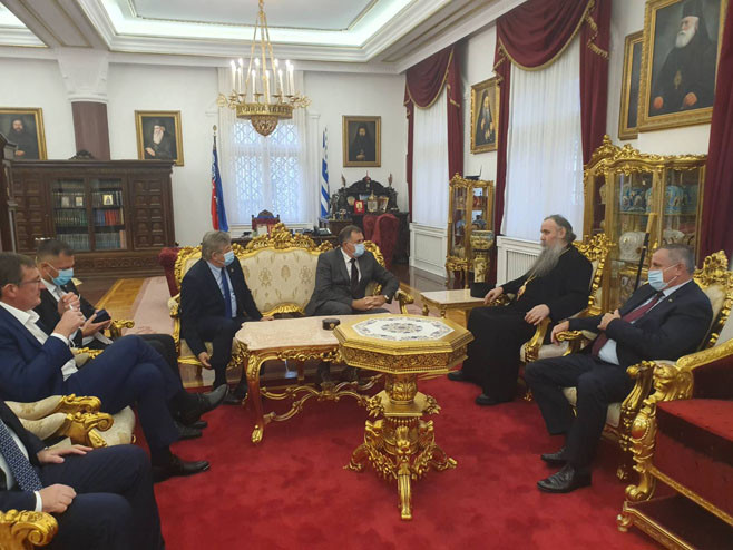 Dodik: Susret i razgovor sa vladikom Fotijem je veliko zadovoljstvo