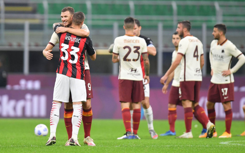 Džeko oduševio navijače Rome u duelu s Milanom: To je moj kapiten
