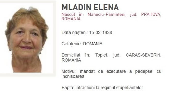 NAJSTARIJA OSOBA NA RUMUNSKOJ POTJERNICI Baka Elena (82) izmiče pravdi, krijumčarila DROGU u SARMI