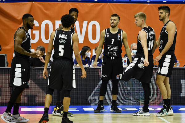 Košarkaši Partizana večeras protiv Bahčešehira