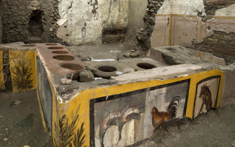 U Pompeji, gradu koji je zatrpala vulkanska erupcija, pronađen ŠTAND BRZE HRANE