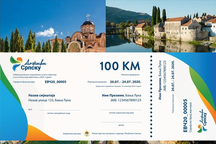 PRODUŽEN ROK Evo do kada će važiti TURISTIČKI VAUČERI u Srpskoj