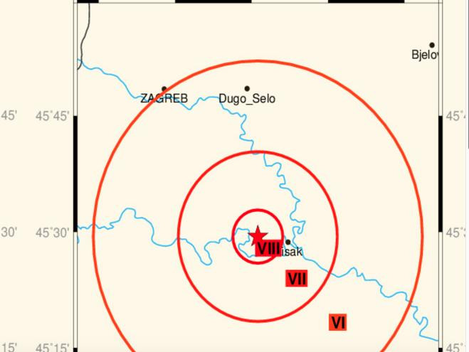 Potres se nije osjetio u Srpskoj