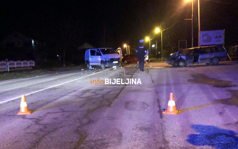 Udes na izlazu iz Bijeljine, jedno lice prevezeno na Urgentni (FOTO)