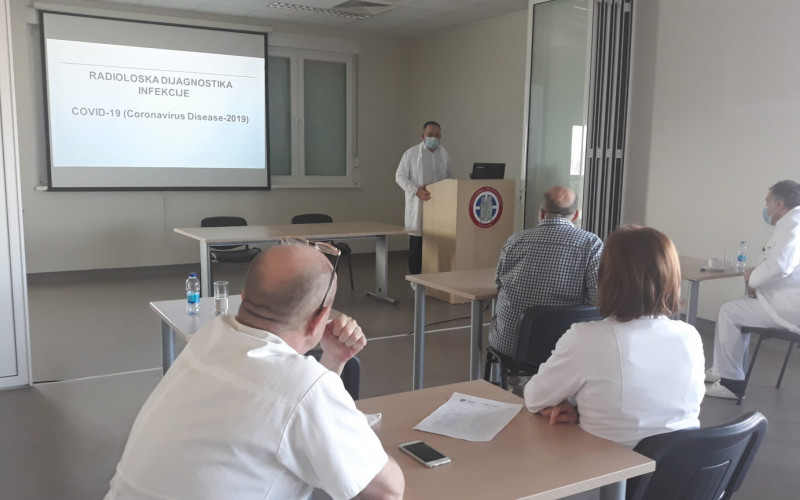 Bijeljina: Održano predavanje “Radiološka dijagnostika infekcije Covid-19”