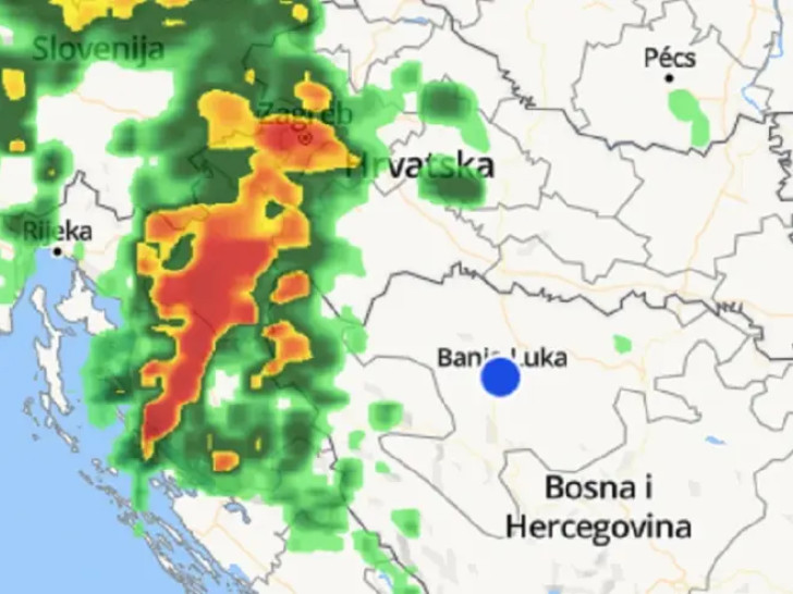 Veliko nevrijeme stiže u region - Meteoalarm izdao tri upozorenja za BiH