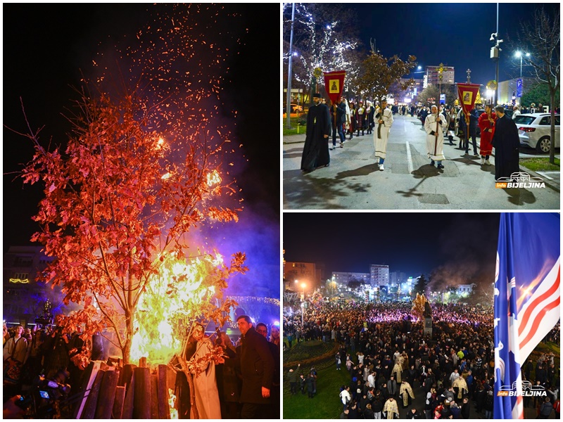 BADNJE VEČE U BIJELJINi Vladika Fotije: Da su i vjera i djela za dobro i napredak (FOTO)