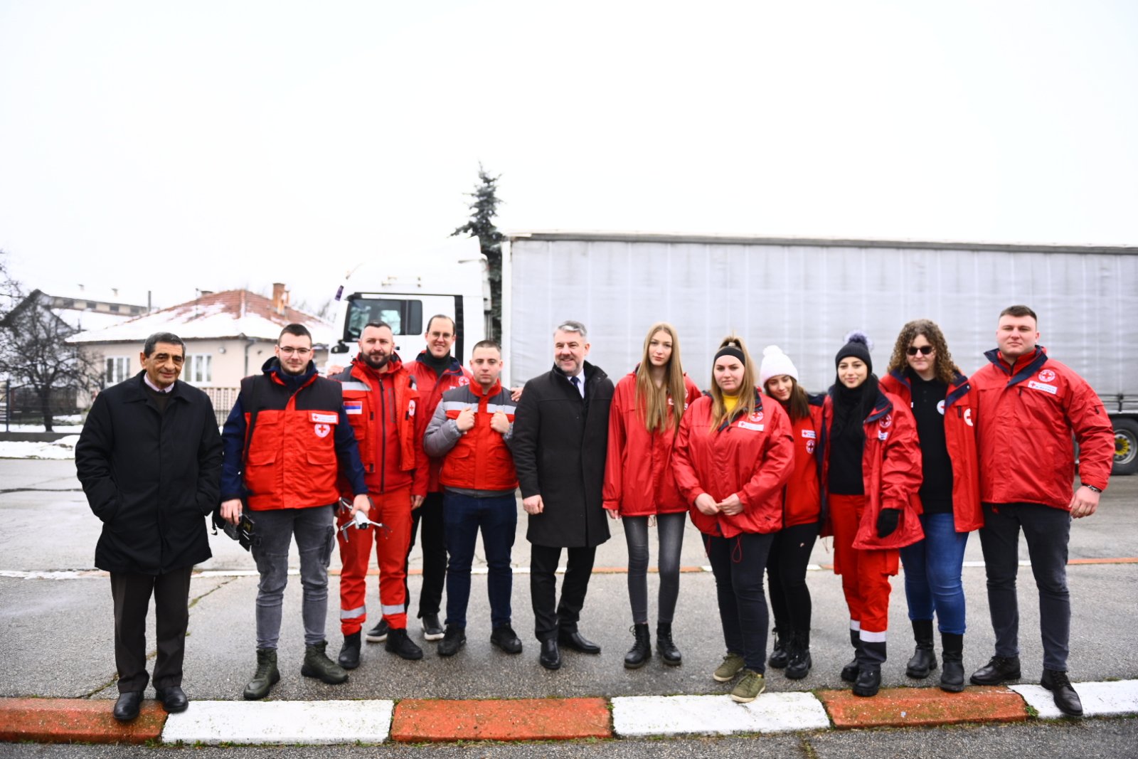 Kamioni sa humanitarnom pomoći iz Bijeljine krenuli za Tursku (FOTO)