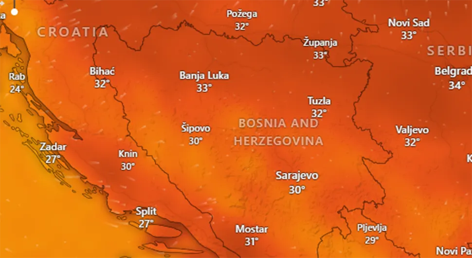 Temperature veće od predviđenih, stižu i tropske noći