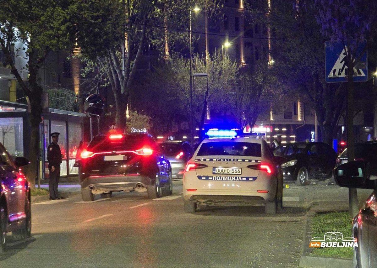 Udes u Bijeljini, na terenu policija (FOTO)