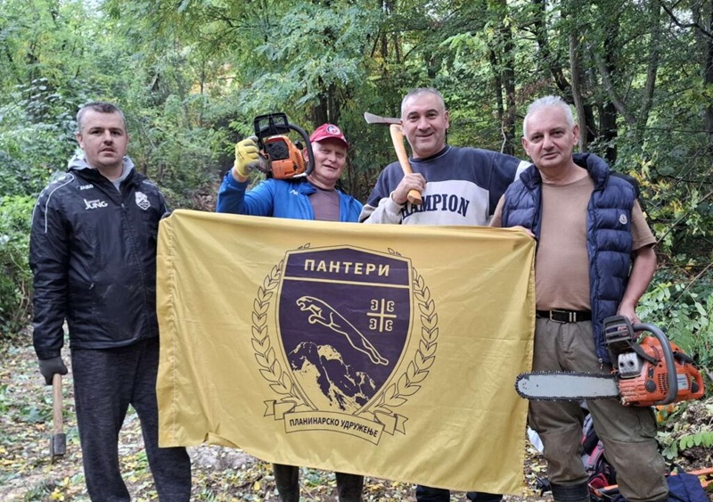 PU “Panteri“ uređuje put do spomenika pilotu Zoranu Radosavljeviću u Gornjoj Trnovi