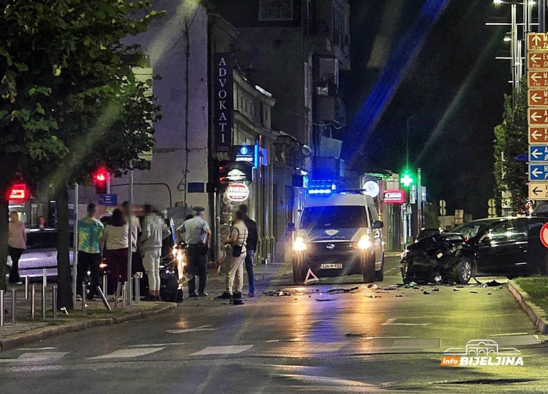 Sudar u centru Bijeljine, na terenu policija