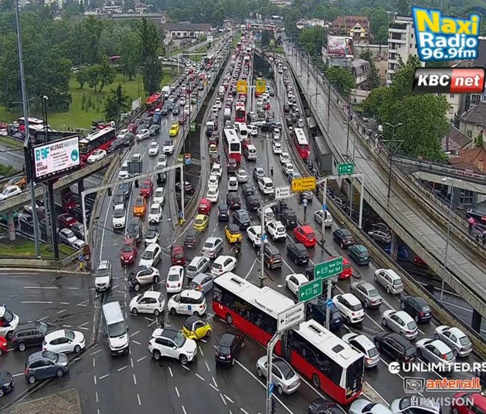 Haos u Beogradu, dijelovi grada pod vodom: Kiša 