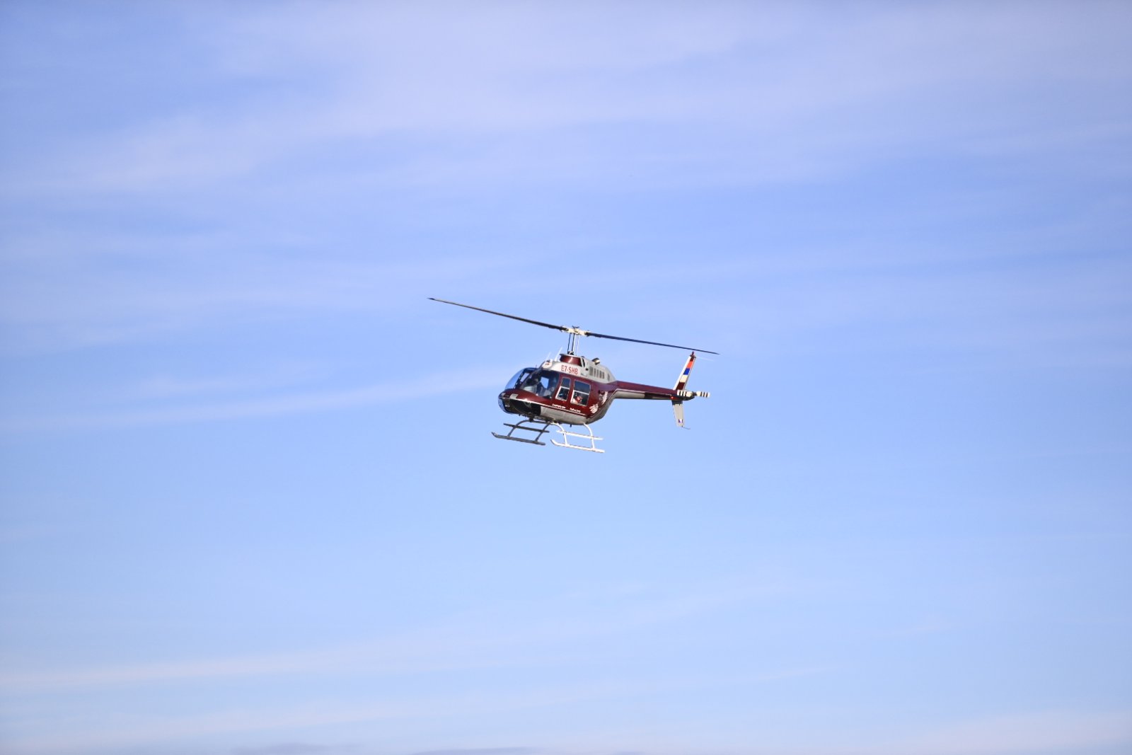 Pacijent helikopterom hitno transportovan iz Trebinja u Bijeljinu (VIDEO)