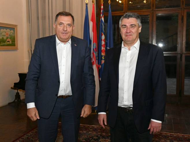 Dodik-Milanović: Rješenje krize u BiH neophodno za dobrobit sva tri naroda