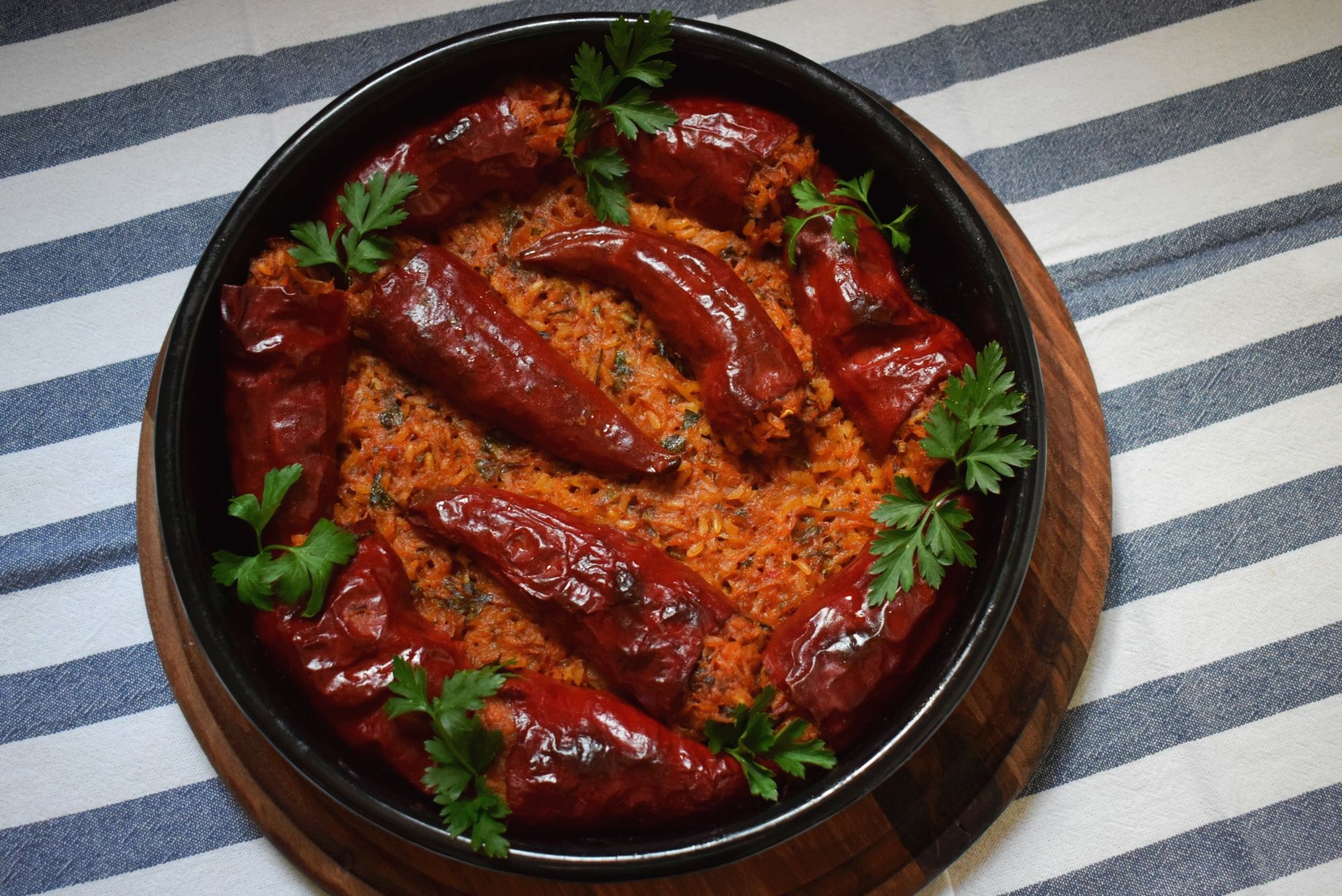 RUČAK ZA DANAS: Posne punjene paprike!