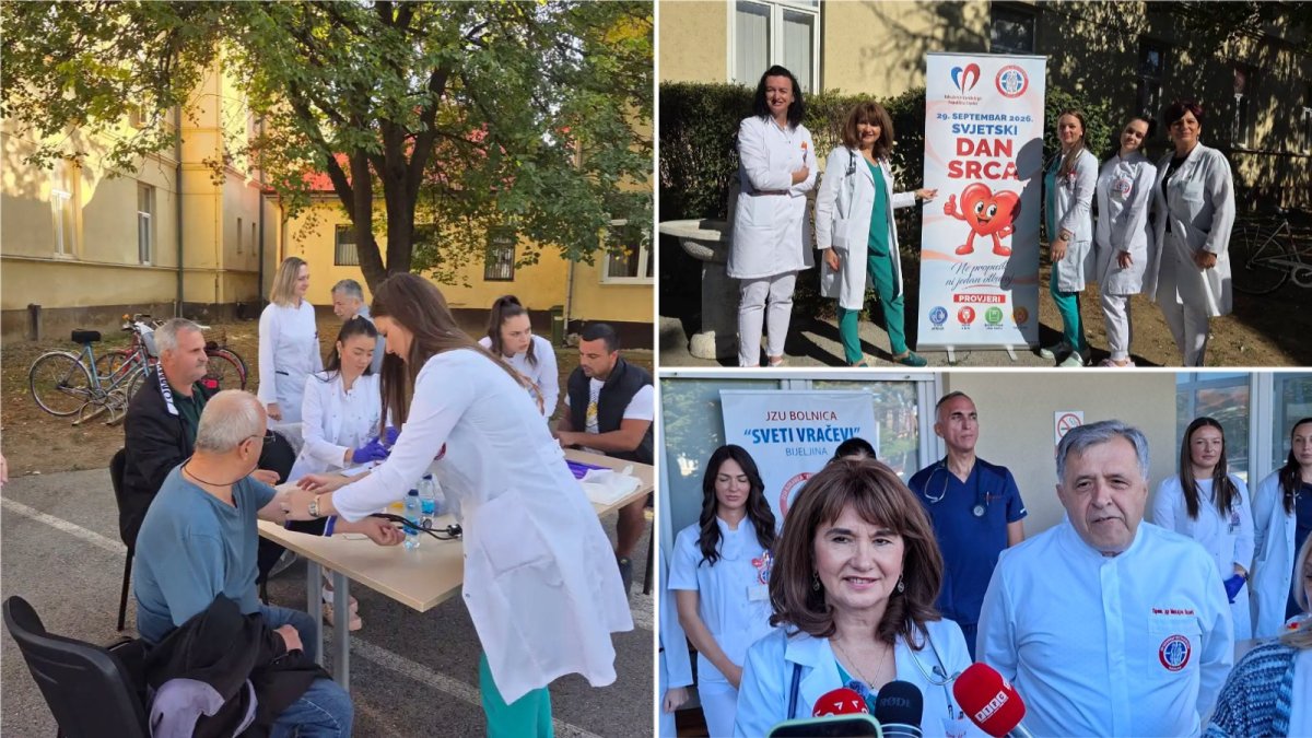 Bolnica Bijeljina: Više od 200 građana obavilo preventivne preglede povodom svjetskog dana srca