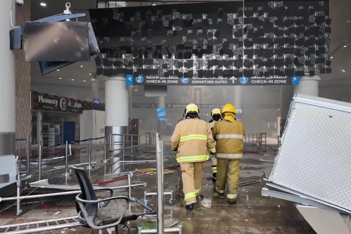 Dramatični snimci iz Kuvajta: Ministar obilazi razrušeni aerodrom nakon iranskog napada