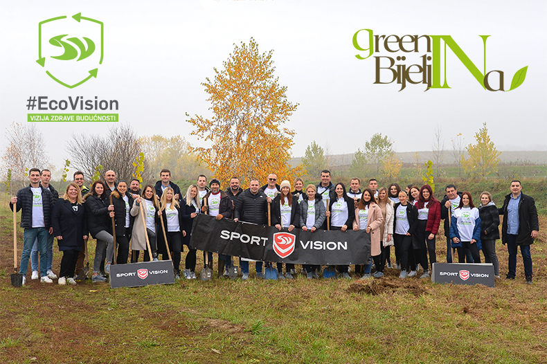 SPORT VISION U AKCIJI POŠUMLJAVANJA Prva aktivnost u okviru EcoVision projekta (FOTO)