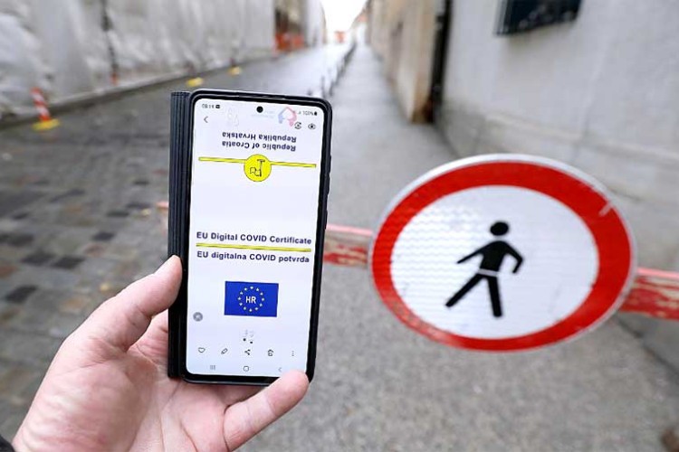 Od utorka primjena kovid potvrda u Hrvatskoj