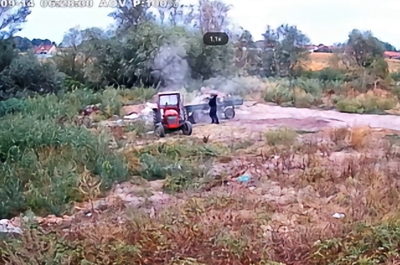 Objavljen snimak nelegalnog bacanja otpada u Semberiji: 