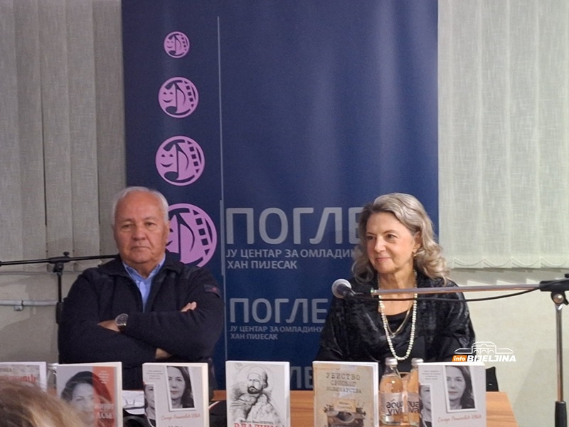 Sanda Rašković Ivić predstavila knjige u Han Pijesku, fond biblioteke bogatiji za 100 naslova  (FOTO)
