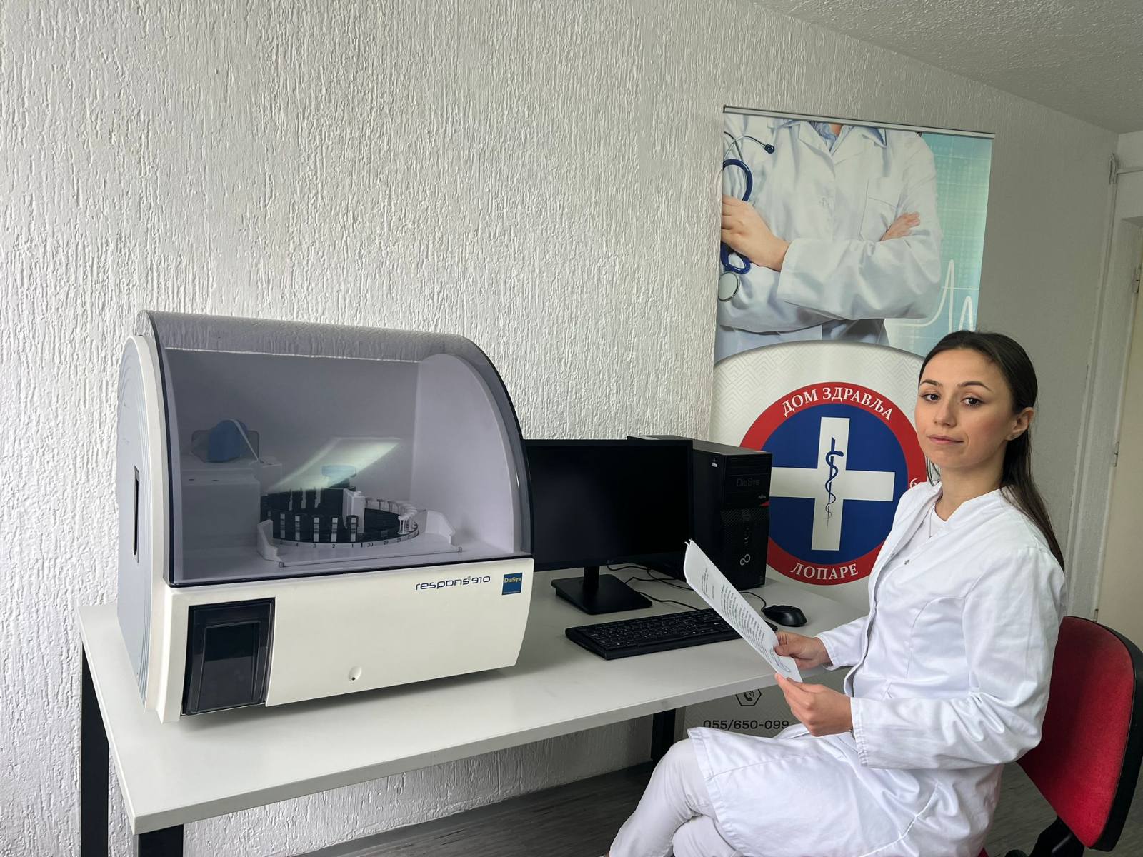 U Domu zdravlja „Dr Rosa Hadživuković“ nabavljen je novi biohemijski aparat