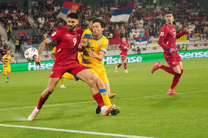 Mitrovićev šou za istoriju: Het-trik u 100. nastupu, Srbija rutinski protiv Andore