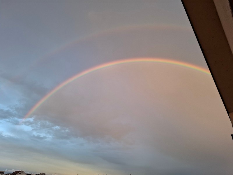Nakon pljuska u Bijeljini: Čaroban prizor iznad grada (FOTO)