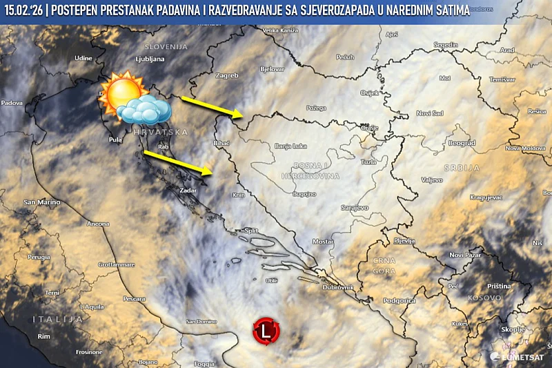 Širom BiH se očekuje novi talas padavina, u nekim dijelovima i do 20 cm snijega (FOTO)