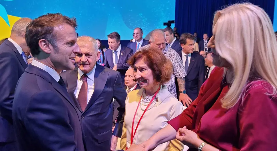 Cvijanović sa Makronom u Nici