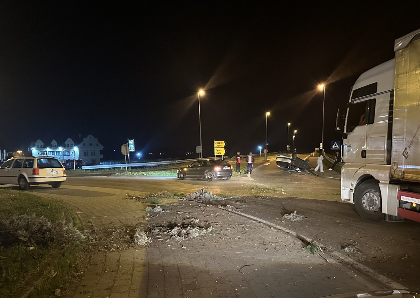 Udes na obilaznici kod Bijeljine: Vozilom 