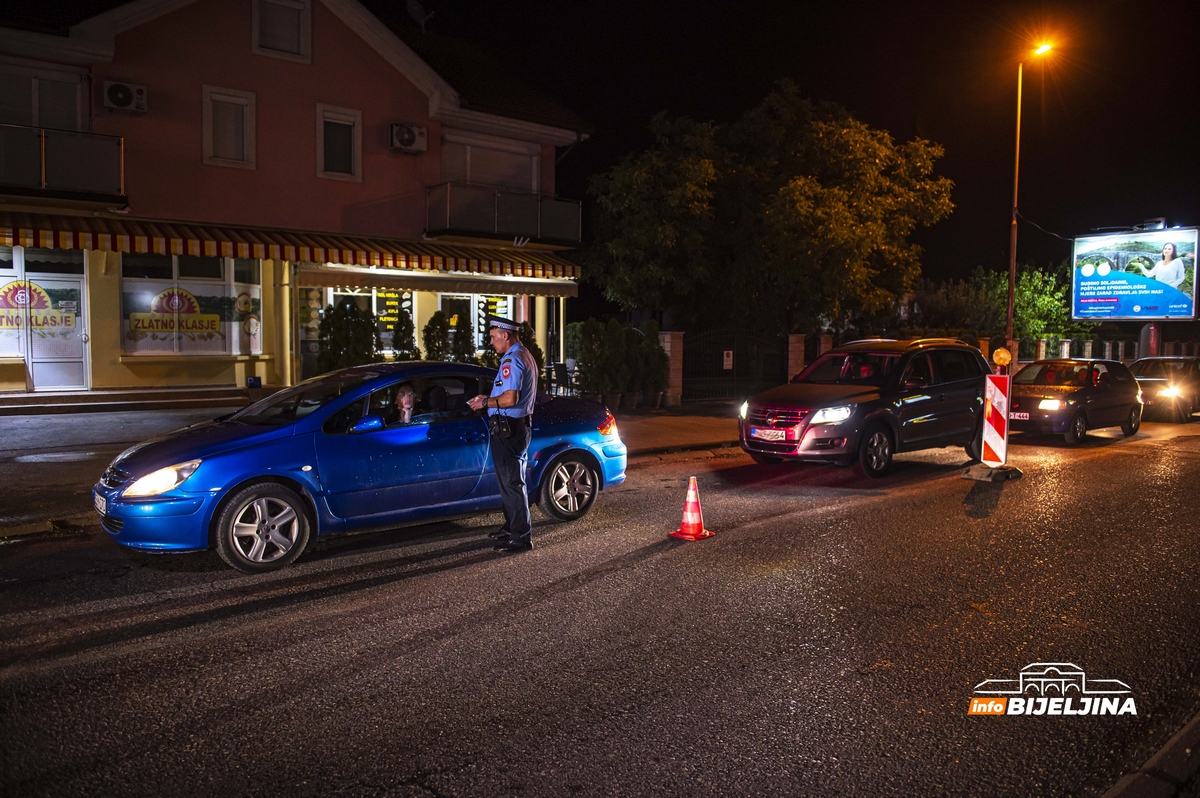 REPUBLIČKA AKCIJA - Lijevak u Bijeljini, KONTROLISANO svako vozilo (VIDEO)