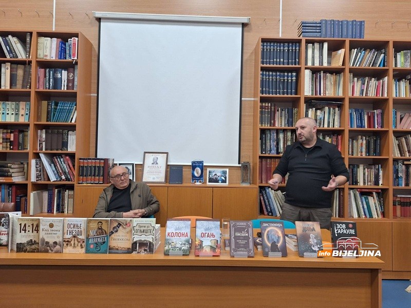 Vlado Arsić i Nenad Milkić u Han Pijesku: Od opasnosti koje vrebaju djecu do antiratnih priča (FOTO)