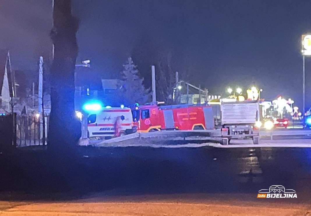 Požar u Bijeljini, na intervenciji dva vatrogasna vozila (VIDEO)