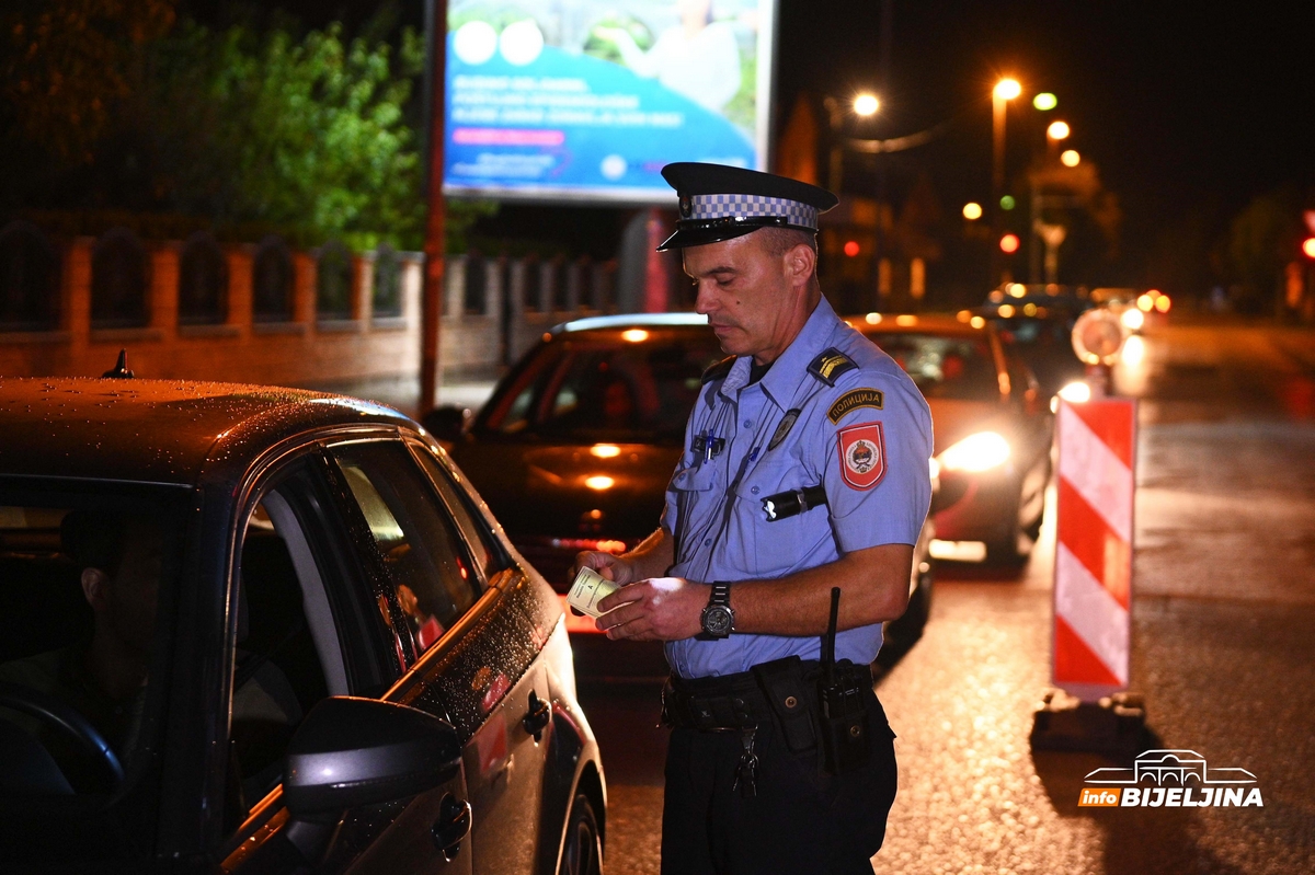 REPUBLIČKA AKCIJA - Lijevak u Bijeljini, KONTROLISANO svako vozilo (VIDEO)