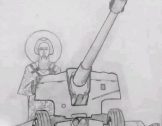 Sveti Sava iza haubice: Ovako je dječak petog razreda nacrtao svetitelja