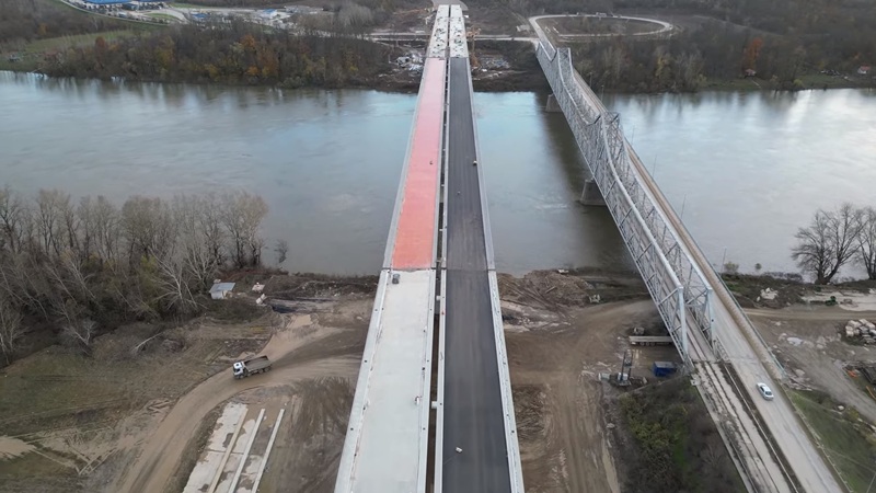 Završen most na Savi kod Sremske Rače, počinju ispitivanja probnim opterećenjem