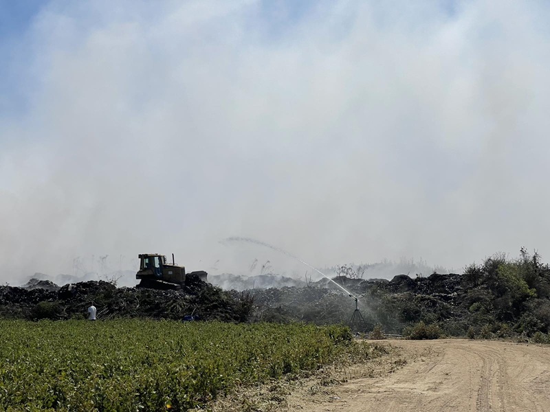 Šamac: Velika količina dima pravi problem stanovništvu