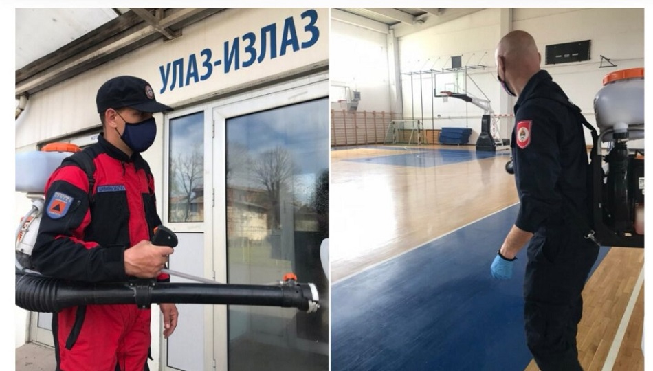 Dezinfekcija osnovnih škola u Bijeljini