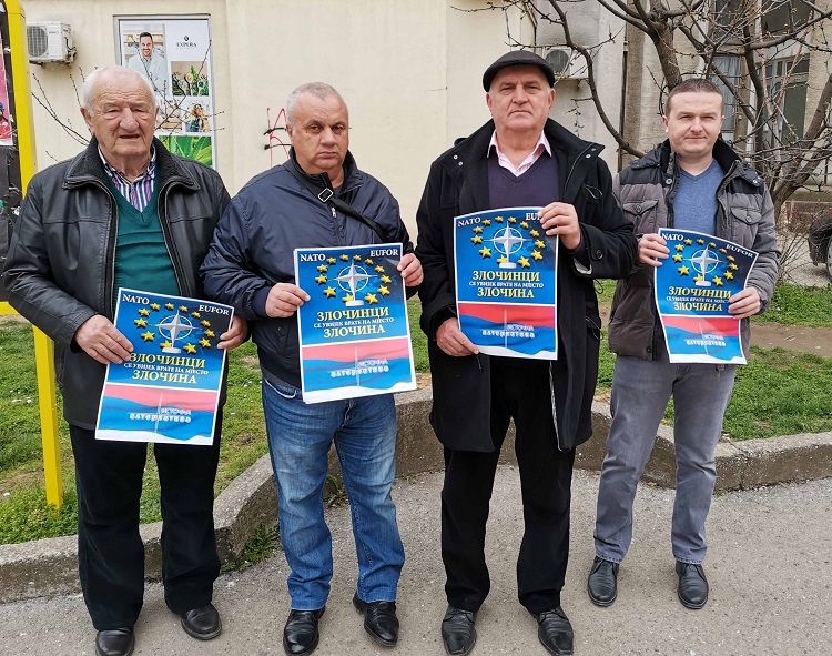 PLAKATI PROTIV BORAVKA EUFOR-a I NATO-a U SRPSKOJ