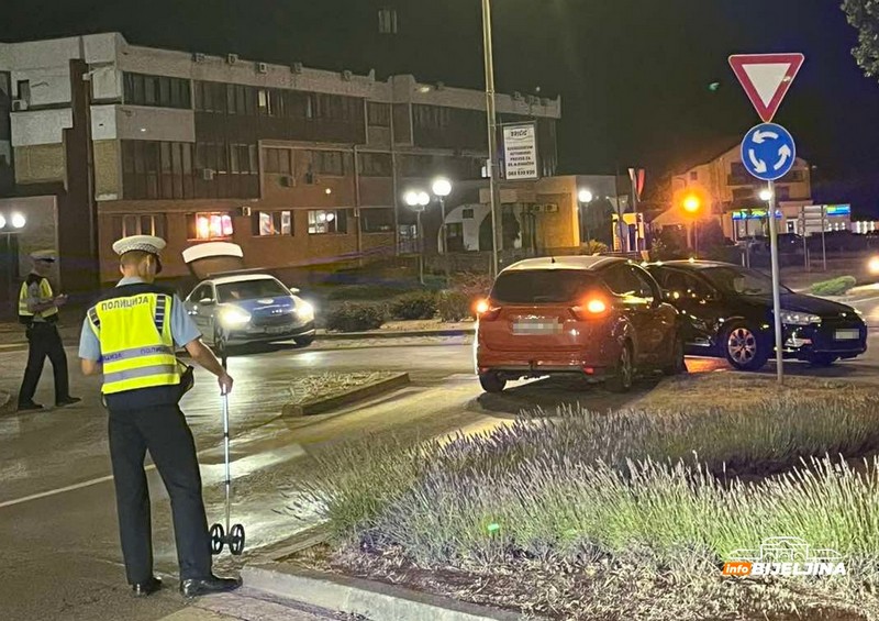 Nezgoda u Bijeljini, saobraćaj usporen (FOTO)