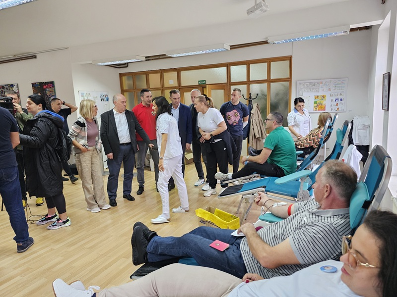 Darivanjem krvi počele slavske svečanosti Ugljevika: Svetoj Petki u čast