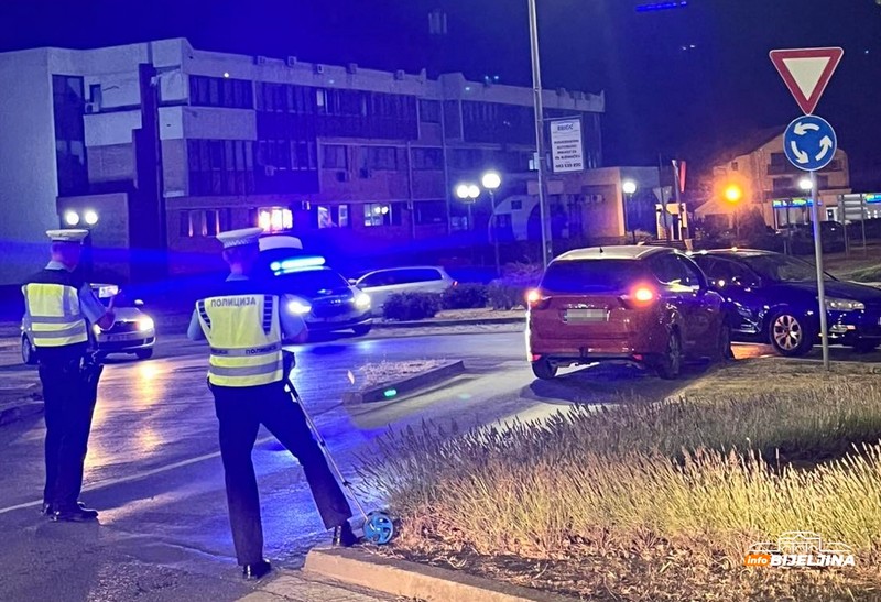 Nezgoda u Bijeljini, saobraćaj usporen (FOTO)