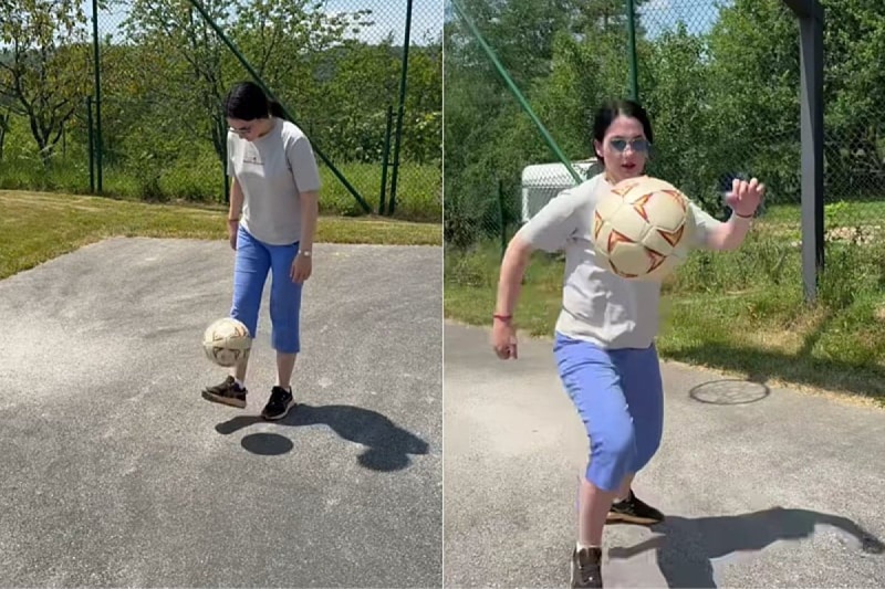 Jelena Trivić uzela loptu pa zapimplala (VIDEO)