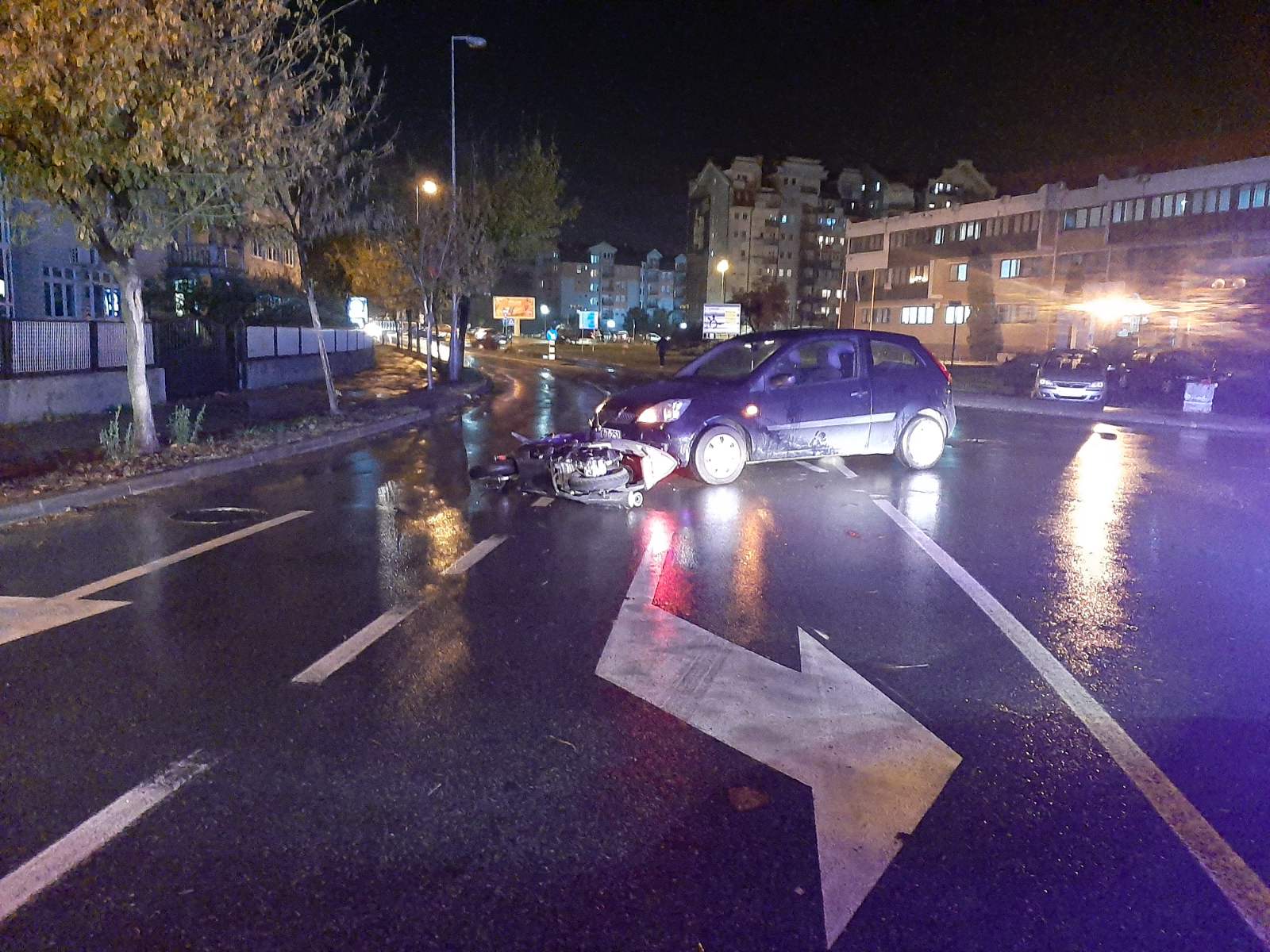 Sudar u Bijeljini, vozač skutera prevezen u bolnicu (FOTO) 