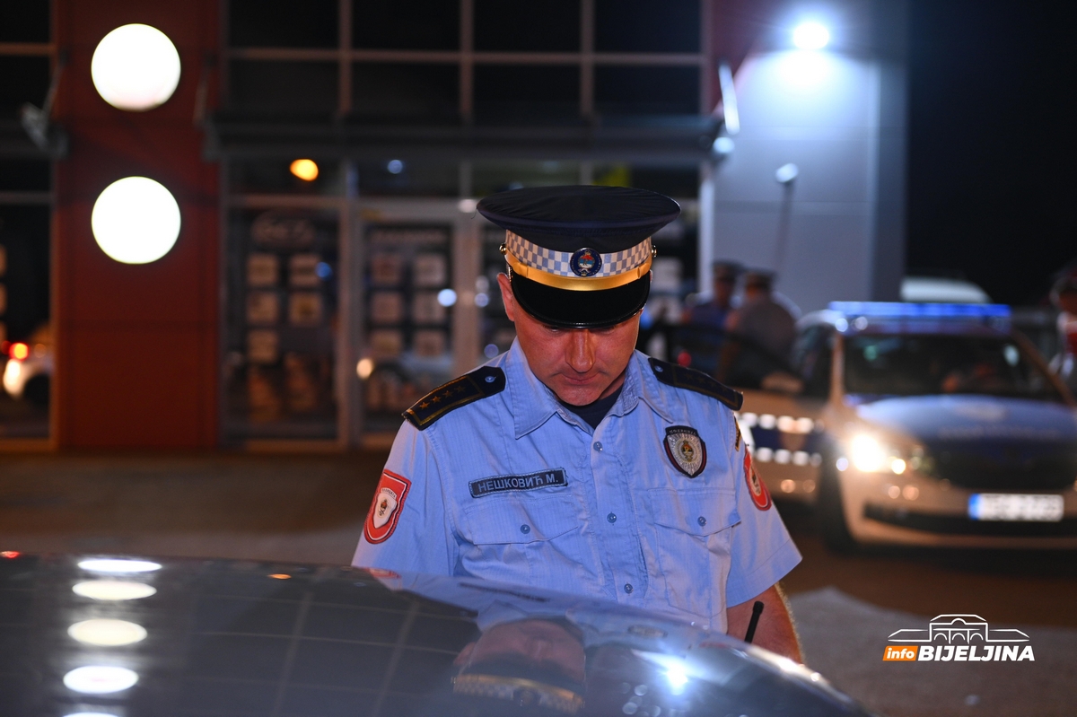 REPUBLIČKA AKCIJA - Lijevak u Bijeljini, KONTROLISANO svako vozilo (VIDEO)