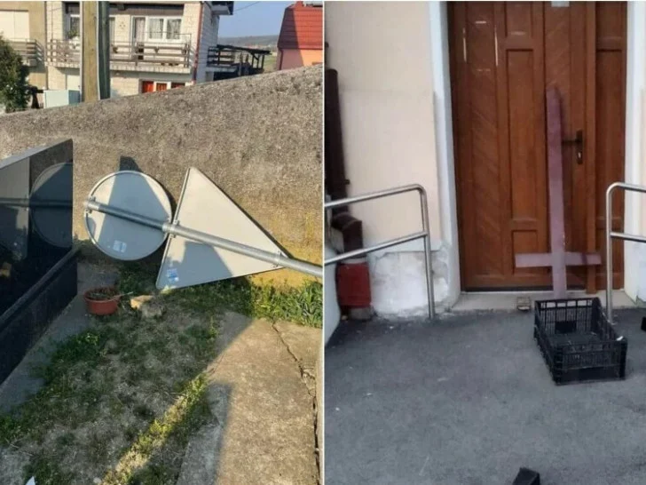 Srpska crkva u Zagrebu na meti napada: Razbijeno staklo, na ogradu nabacane stolice